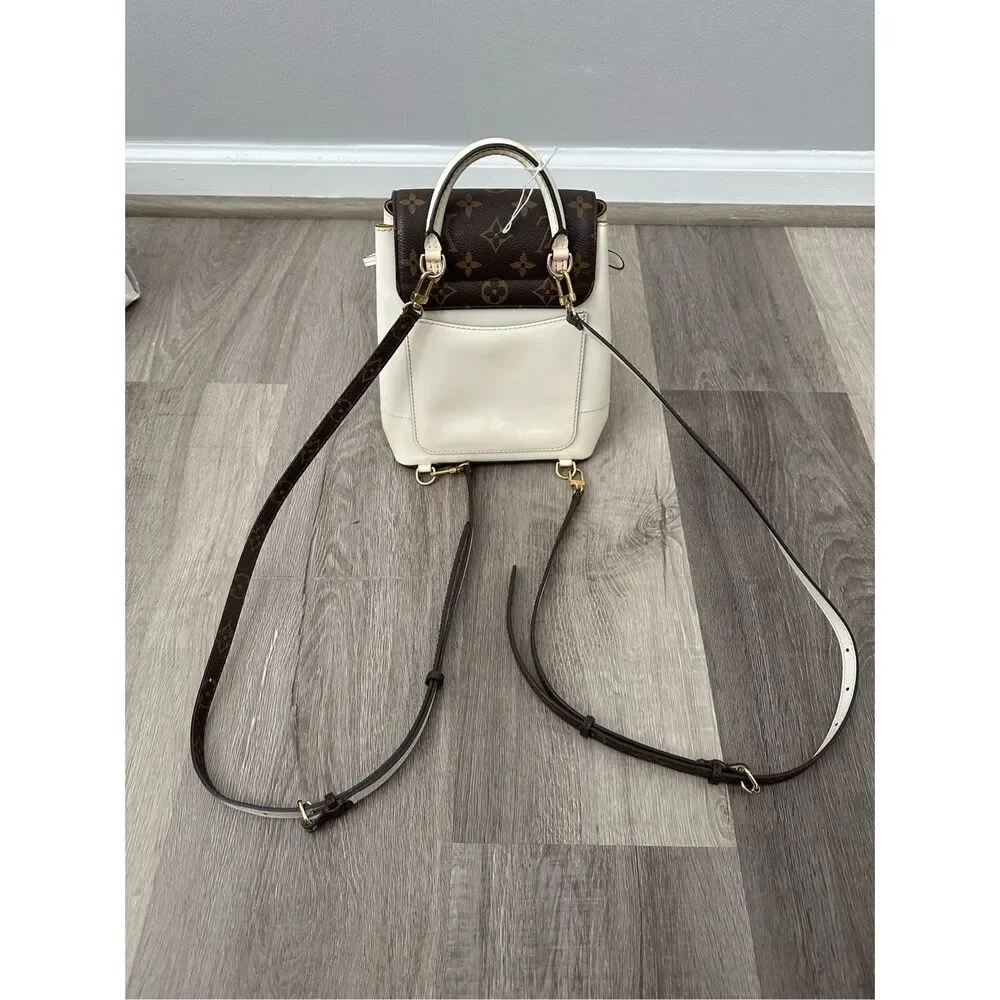 Louis Vuitton Patent Monogram Hot Springs Backpack Snow